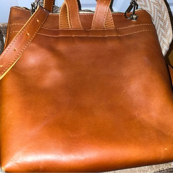 Portland Leather Goods Honey backpack Tote - Picture 6 of 11
